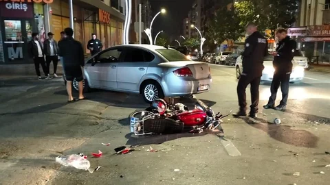 Bafra'da trafik kazası