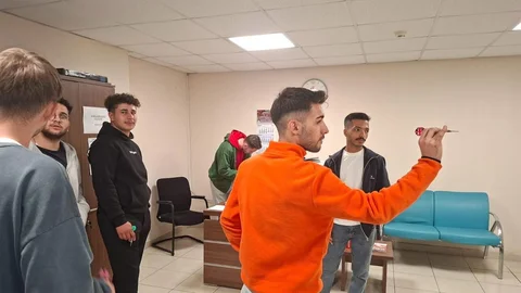 Düzce'de Yurtlarda Sporcu Seçmeleri Başladı