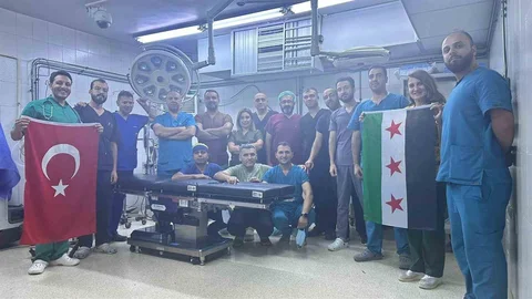 Türk hekimler Şam'da başarılı bir bypass ameliyatı gerçekleştirdi
