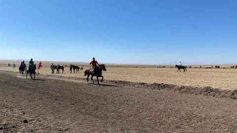 Arpaçay'da Rahvan At Yarışları yapıldı