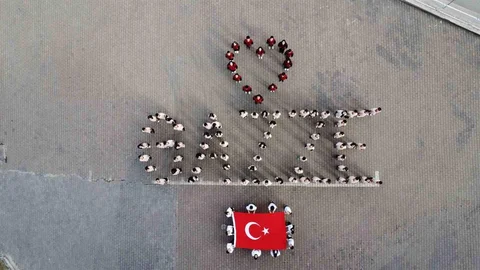 Karabük'te Öğrencilerden Gazze'ye Destek