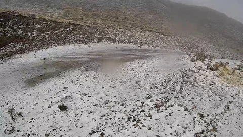 Denizli'de yılın ilk kar yağışı