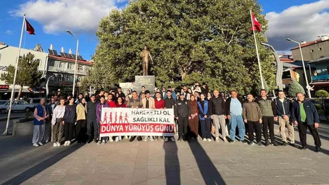 Konya'da Sağlık İçin Yürü Etkinliği