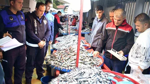 Yenişehir'de Balık Pazarı'na sıkı denetim