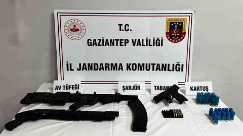 Gaziantep'te silah kaçakçılığına yönelik operasyonlar düzenlendi
