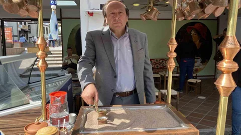 Eskişehir'de kumda kahveye yoğun ilgi gösteriliyor