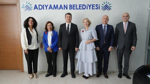 İsveç Büyükelçisi Mard, Adıyaman Belediye Başkanı Tutdere’yi ziyaret etti