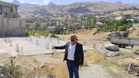 Hakkari'de cami için destek çağrısı yapıldı