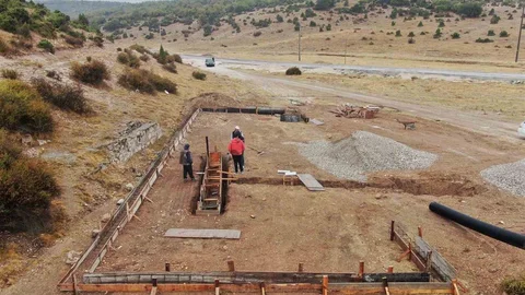 Eskişehir'de Koyun Yıkama Tesisi İnşaatı