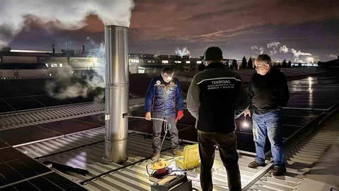 Ergene ve Çorlu'da sanayi tesislerinde emisyon denetimi