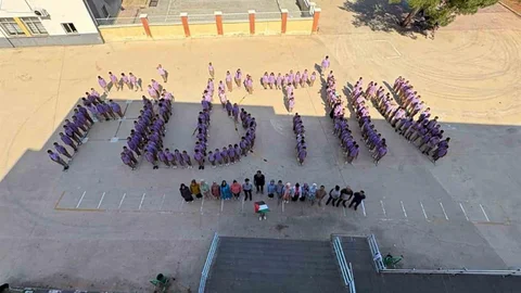 Gaziantep'te öğrencilerden Gazze'ye destek etkinlikleri