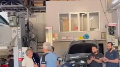 Elazığ Oto Sanayisi'nde eğlenceli anlar yaşandı
