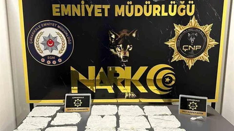 Çanakkale'de uyuşturucu operasyonu düzenlendi
