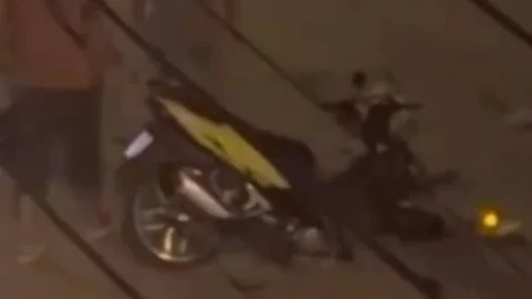 Seyhan'da motosiklet kazası