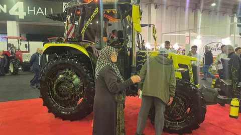 Bursa'da Tarım Fuarı'nda Modifiye Traktörlere İlgi Yoğun