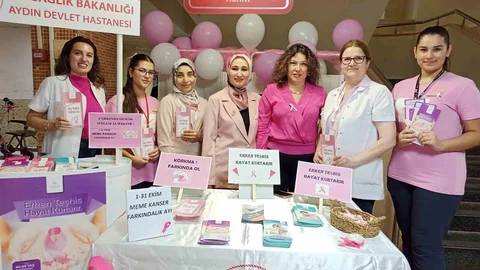 Aydın'da Meme Kanseri Farkındalık Etkinliği