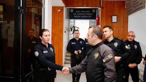 Eskişehir'de Emniyet Müdürü Yılmaz'dan amirlik ziyareti