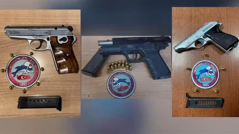 Sakarya'da polis denetimlerinde 42 silah bulundu