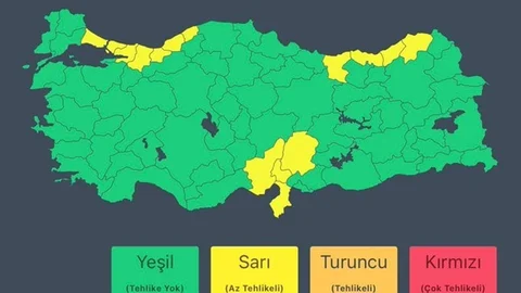 Düzce'de kuvvetli yağış bekleniyor