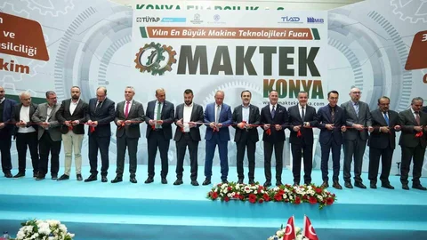 MAKTEK Konya Fuarı, Türkiye'nin en büyük fuarı olarak açıldı