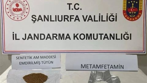 Şanlıurfa'da jandarma tarafından uyuşturucu ve silah ele geçirildi