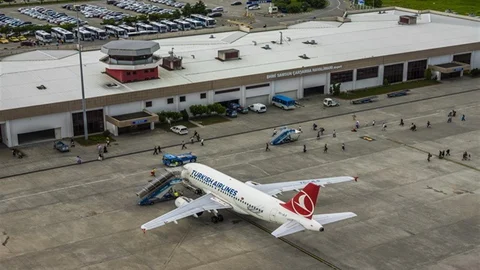 Samsun'da Havalimanı Rekoru