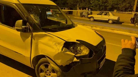 Afyonkarahisar'da eski muhtarın ölümüne neden olan kaza görüntüleri yayınlandı.