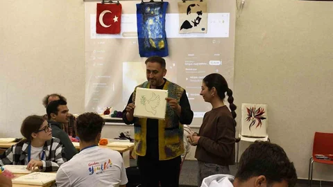 Aydın'da Keçe Atölyesi ile renkli anlar yaşandı