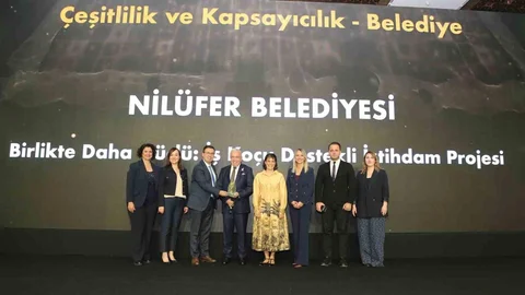 Bursa'da Nilüfer Belediyesi'ne iki ödül birden