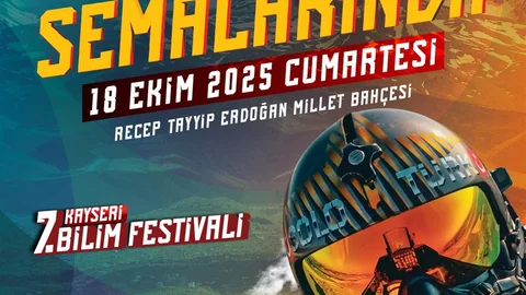 Kayseri'de Bilim Festivali’nde SOLOTÜRK gösterisi