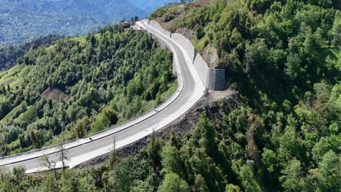 Rize'de Isırlık Yolu Açılışı