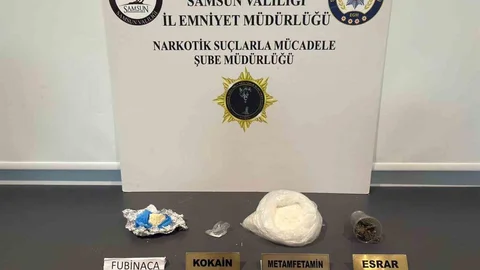 Samsun'da uyuşturucu operasyonu
