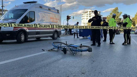 Konya'da Tanker Bisikletliye Çarptı