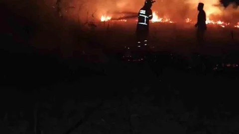 Batman'da Anız Yangını