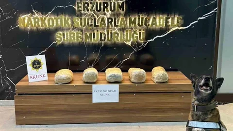 Erzurum'da Uyuşturucu Operasyonu