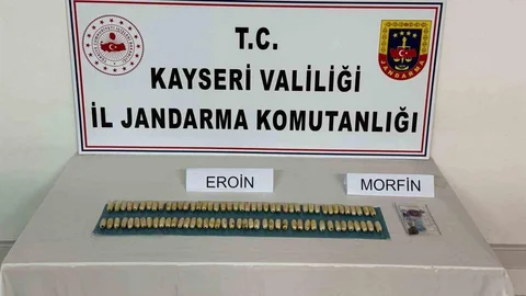 Kayseri'de uyuşturucu madde ele geçirildi