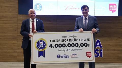 Kütahya'da amatör spor kulüplerine 4 milyon TL destek sağlandı