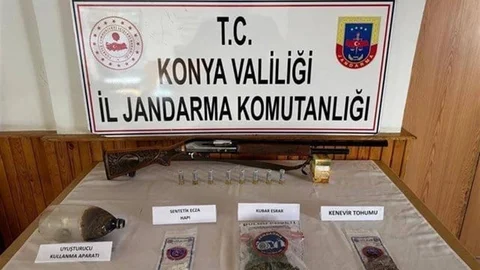 Konya'da uyuşturucu operasyonu
