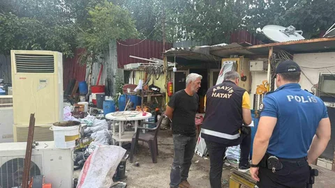 Hatay'da Hurdacılara Denetim