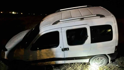 Van'da trafikte kaza