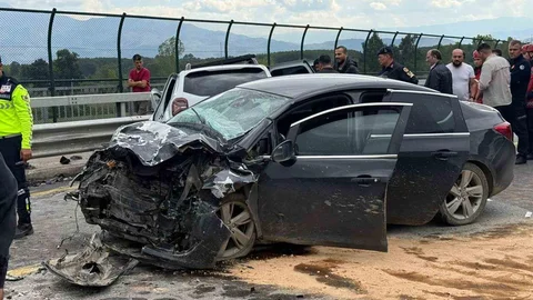 Sakarya'da jandarma personelinin hayatını kaybettiği kaza