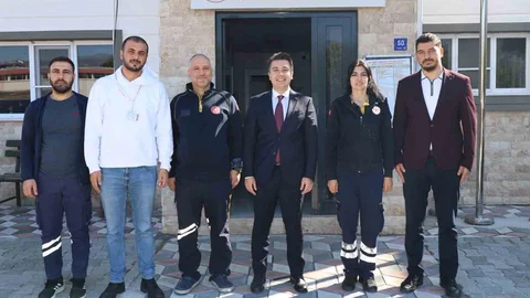 Aydın'da Kaymakam Gündoğdu sağlık personeliyle buluştu