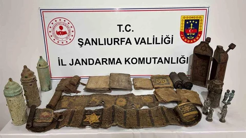 Şanlıurfa’da tarihi eser operasyonu