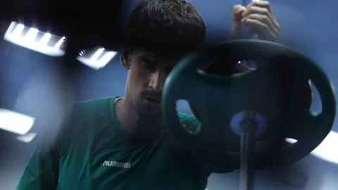 Konyaspor milli arada salonda antrenman gerçekleştirdi