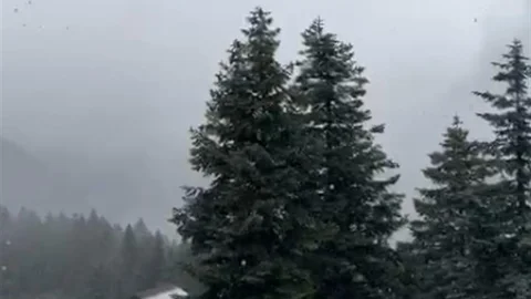 Çankırı'da kar yağışı etkili oluyor