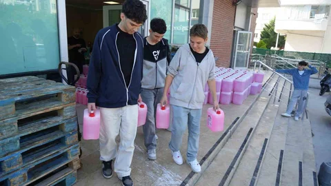 Samsun'da Liseye 150 Ton Temizlik Malzemesi Siparişi