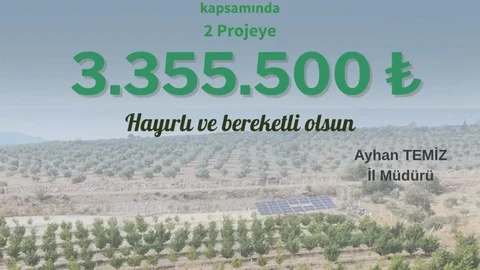 Aydın'da kırsal kalkınmaya 3 milyon TL destek