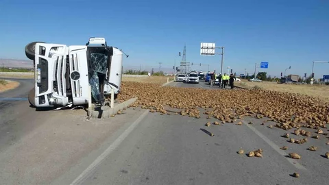 Malatya'da Tır Kazası