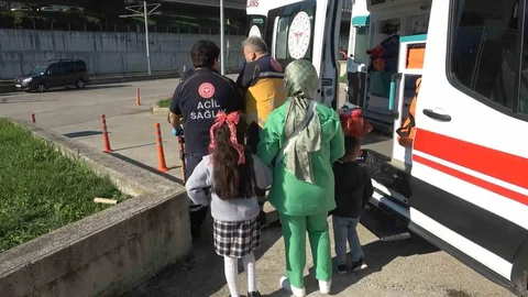 Samsun'da çocuk tesliminde silahlı saldırı meydana geldi.