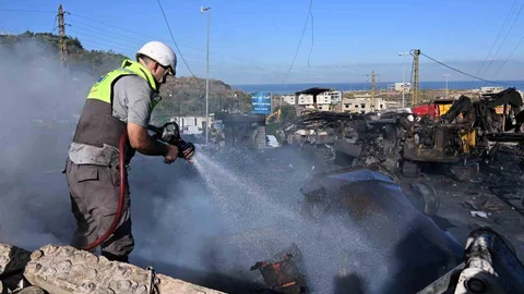 Beyrut'ta İsrail hava saldırısı